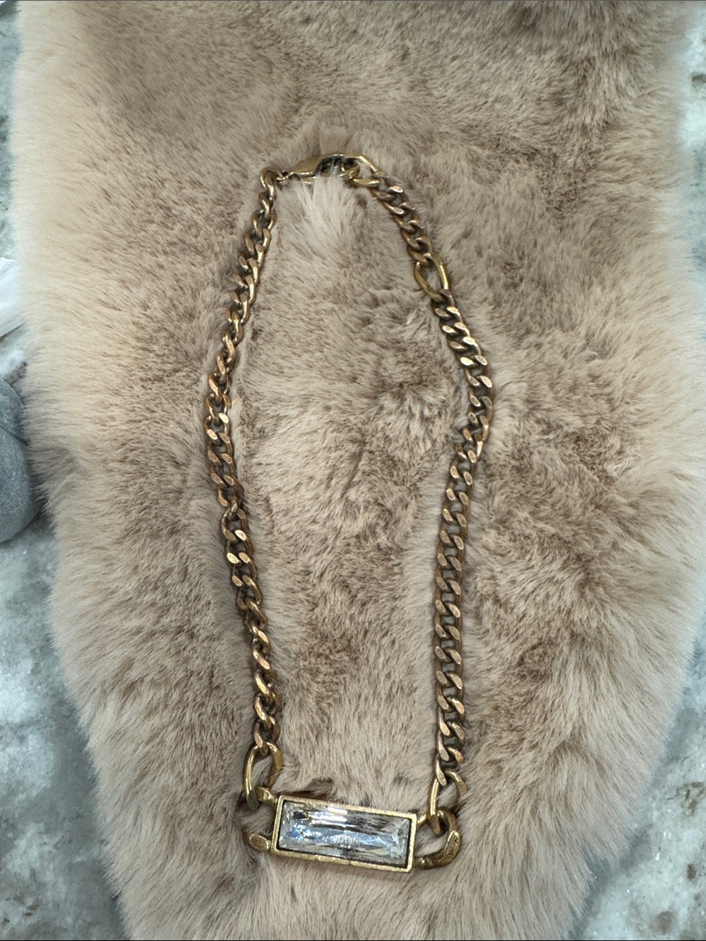 Gold tone necklace Chocker #15